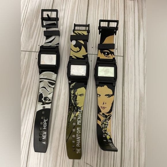 3- Burger King 2005 STAR WARS Saga Watch Return Of The Jedi Watch -needs Battery - Picture 3 of 7